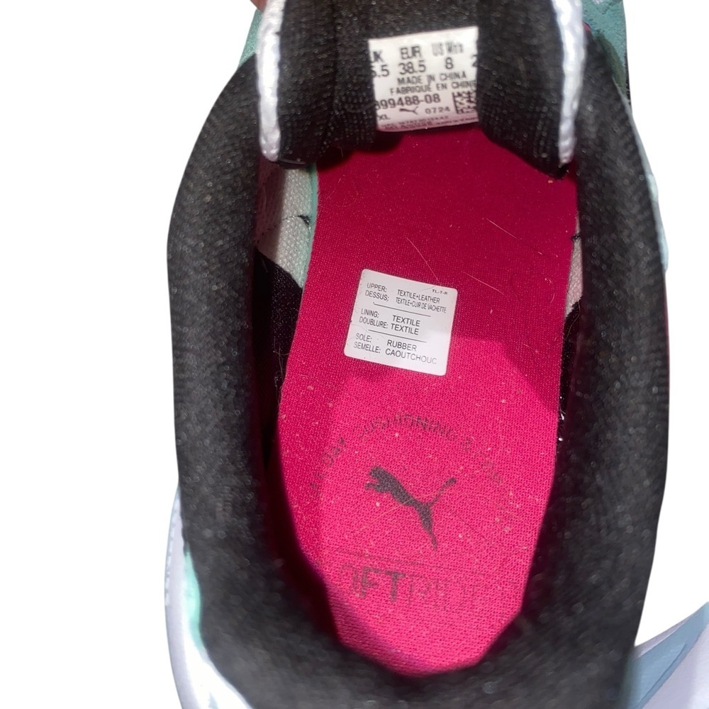 Puma soft stride Sneakers with Pink and Black Highlights women’s 8 EUC - Picture 5 of 7